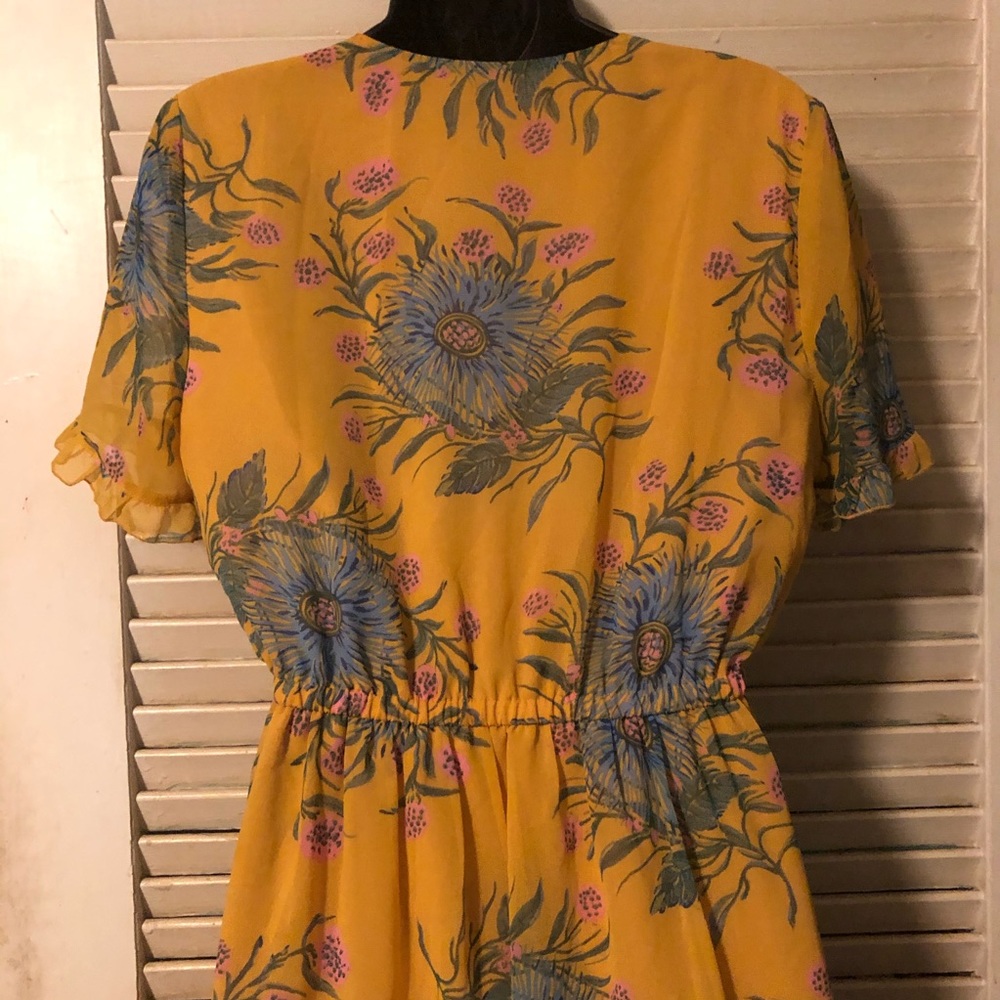 ☀️Madewell | Sweet Grass Ruffle Sleeve Dress | 4 - Picture 14 of 15